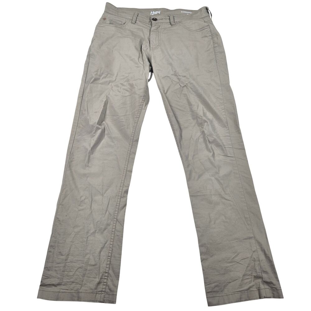 Mugsy‎ Tan Khaki Casual Stretch Chino Commanders Pants Men's Size 30